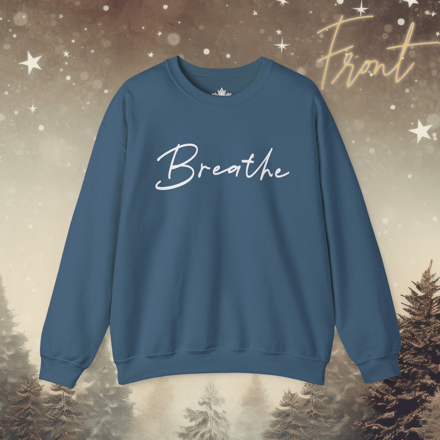 Cozy Breathe Sweater - Mandala Back Print