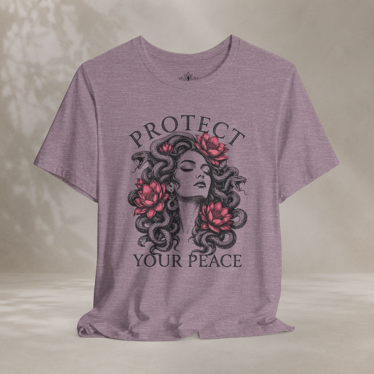 Printify T-Shirt Protect Your Peace Medusa Tee Protect Your Peace Medusa Tee
