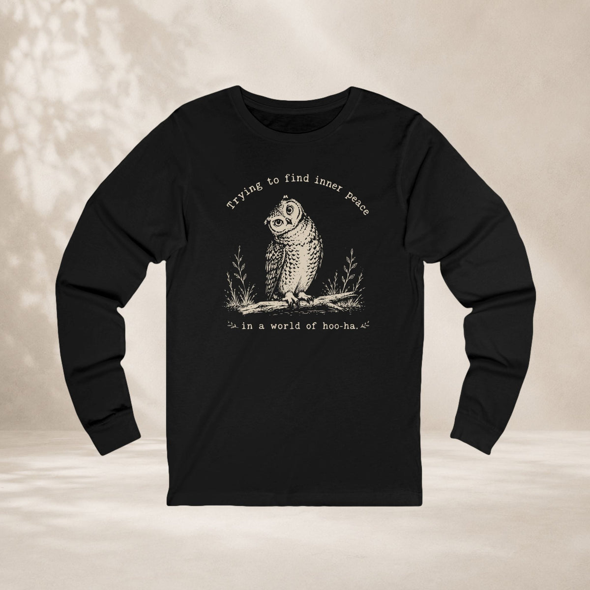 Printify Long-sleeve A World Of Hoo-Ha Long Sleeve Tee A World Of Hoo-Ha Long Sleeve Tee