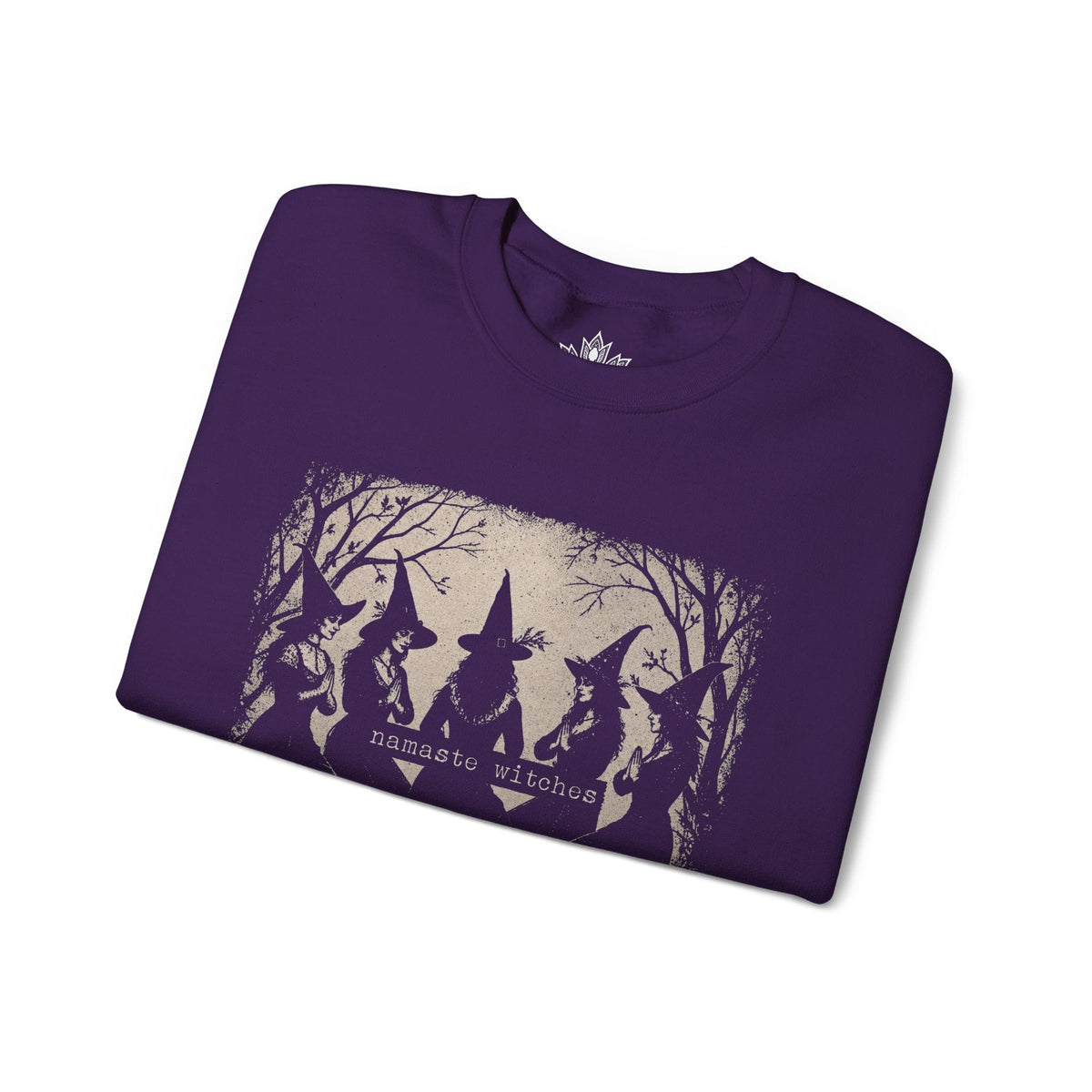 Printify Sweatshirt Namaste Witches Sisterhood Sweatshirt Namaste Witches Sisterhood Sweatshirt