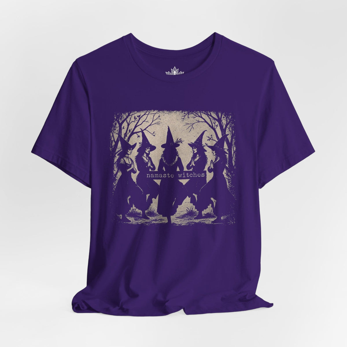 Printify T-Shirt Namaste Witches Sisterhood Tee Namaste Witches Sisterhood Tee