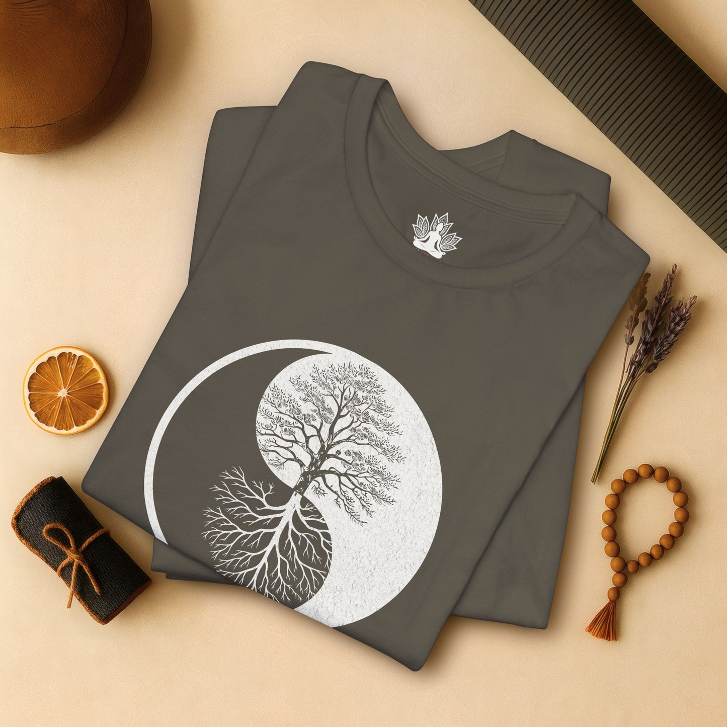 Yin Yang Tree of Balance - Spiritual Nature Tee
