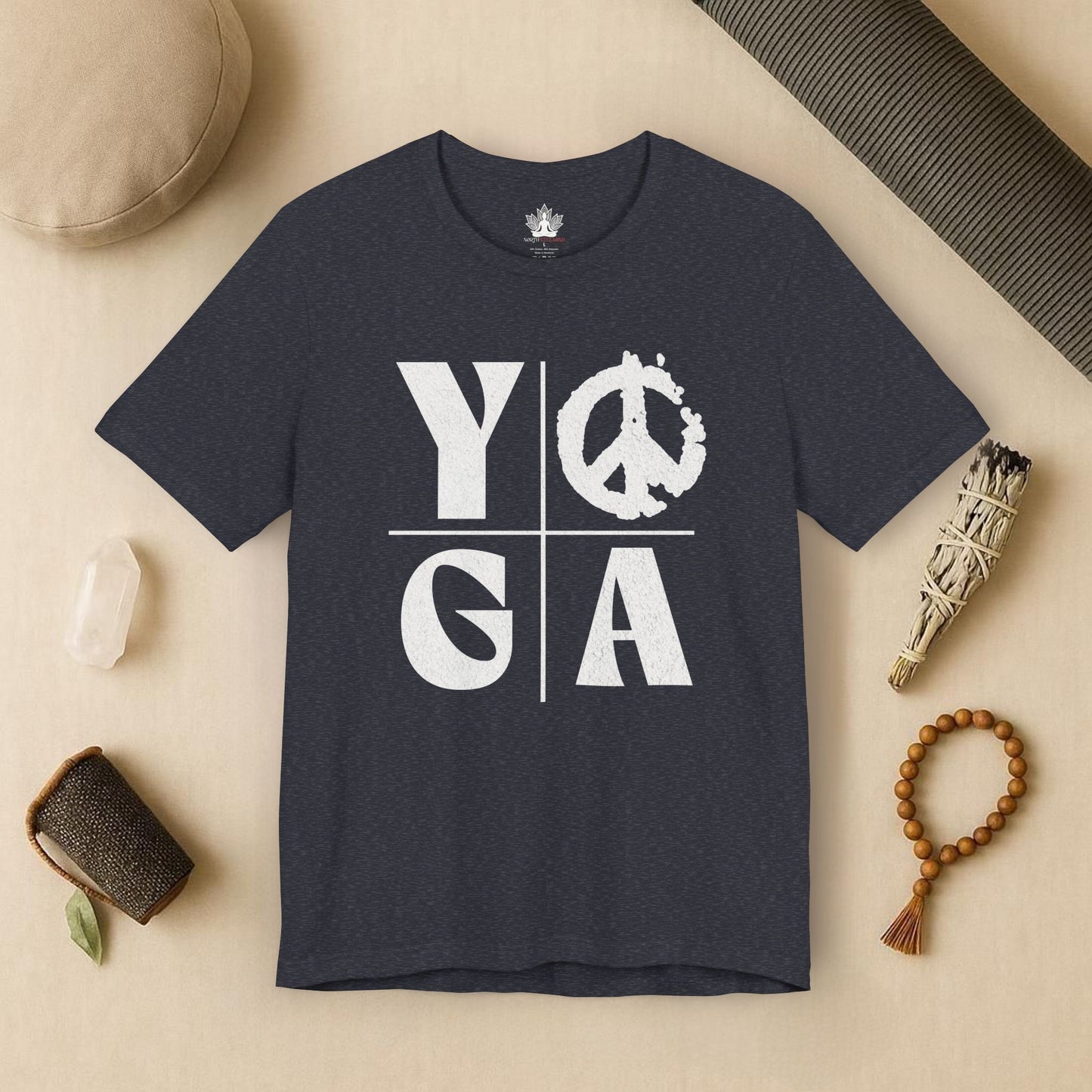 Bold Yoga – Modern Grid Tee