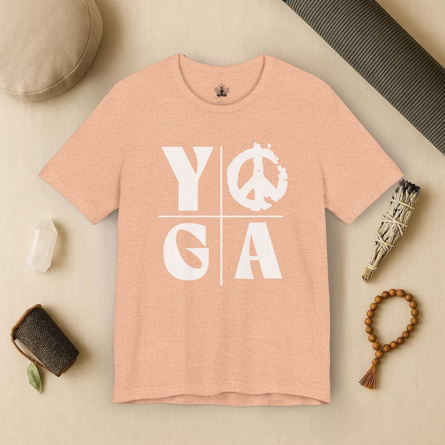 Bold Yoga – Modern Grid Tee