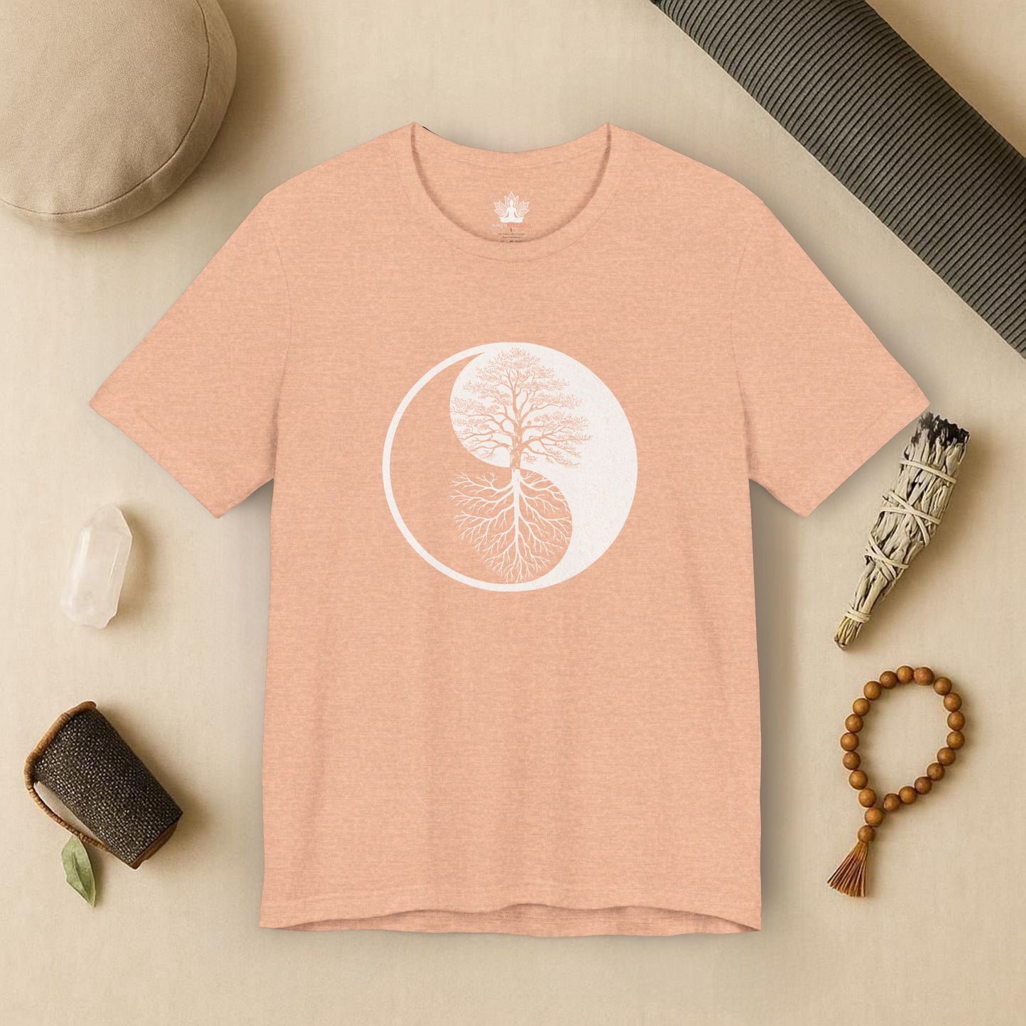 Yin Yang Tree of Balance - Spiritual Nature Tee