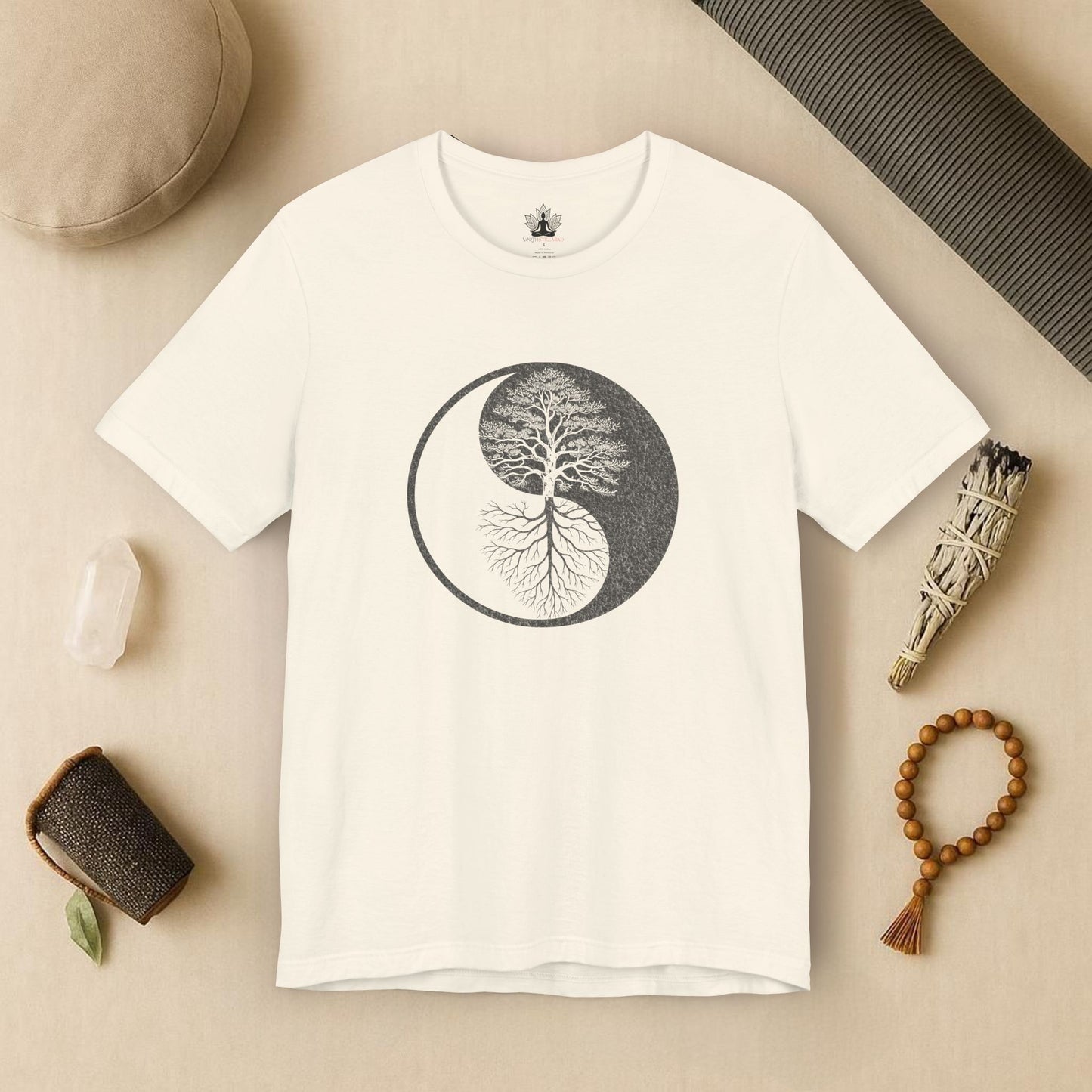 Yin Yang Tree of Balance - Spiritual Nature Tee