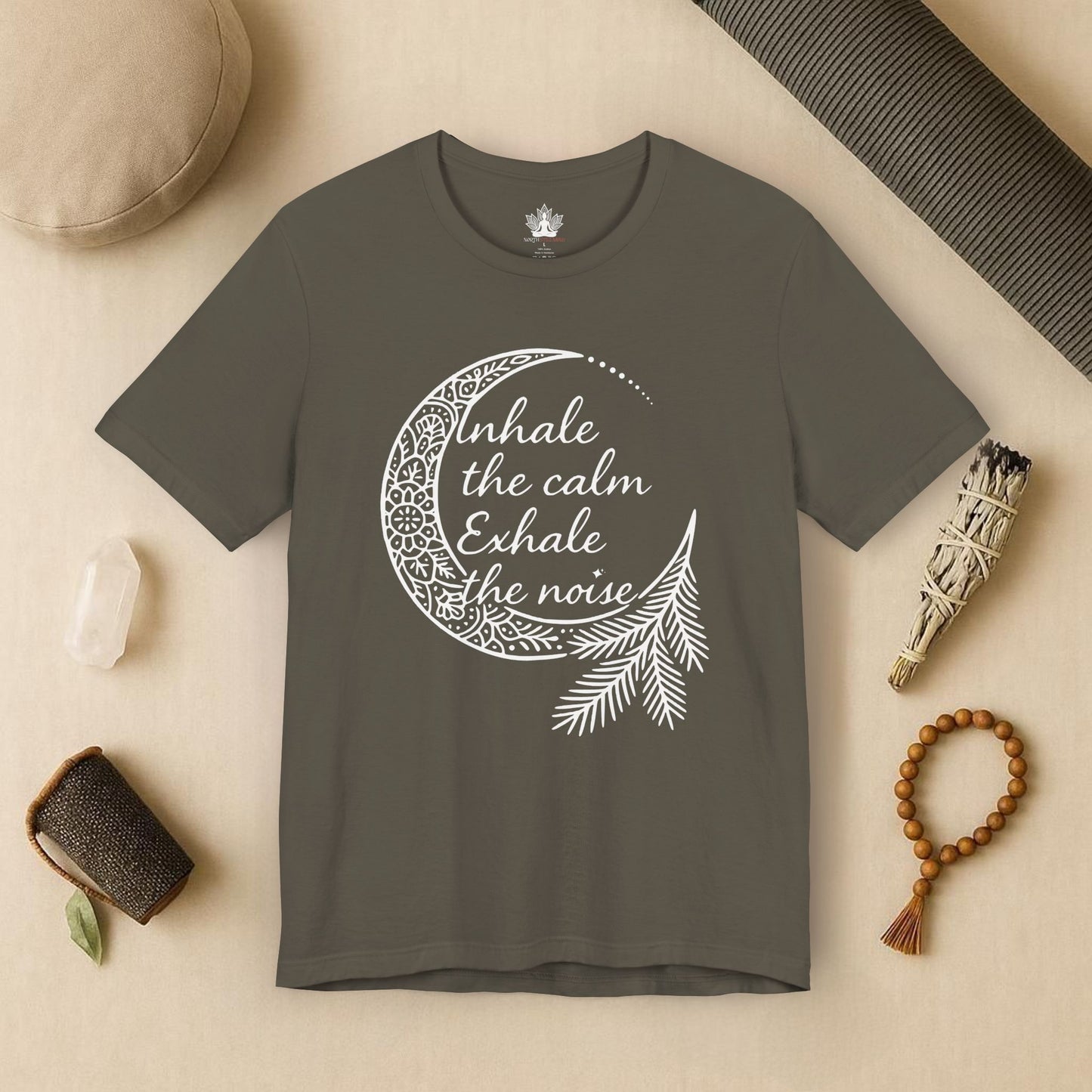 Inhale Calm – Exhale the Noise Tee