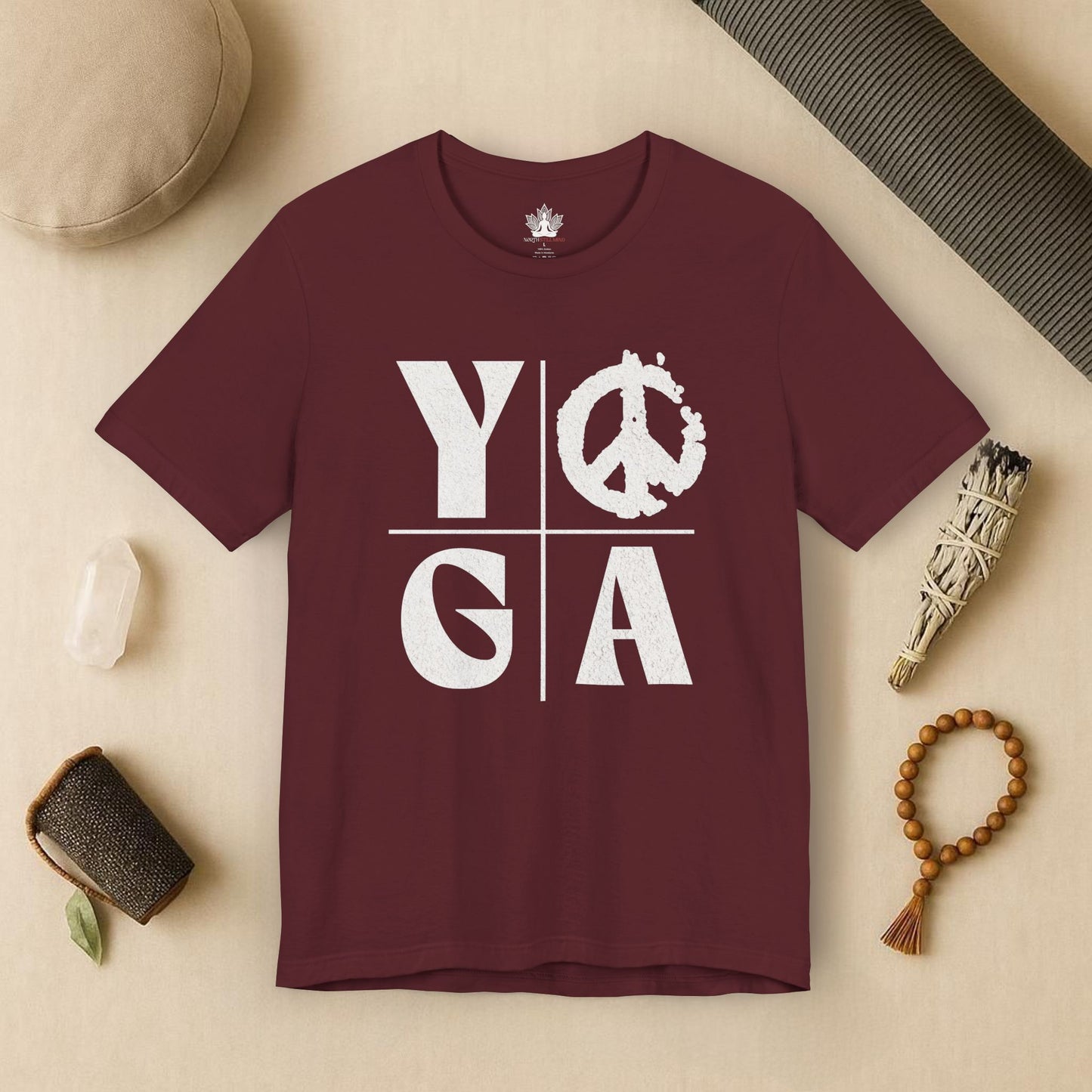 Bold Yoga – Modern Grid Tee