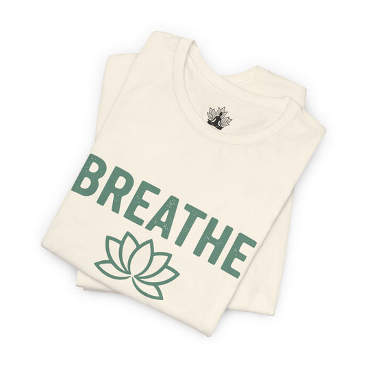 Breathe Lotus – Minimalist Yoga Class Men Tee