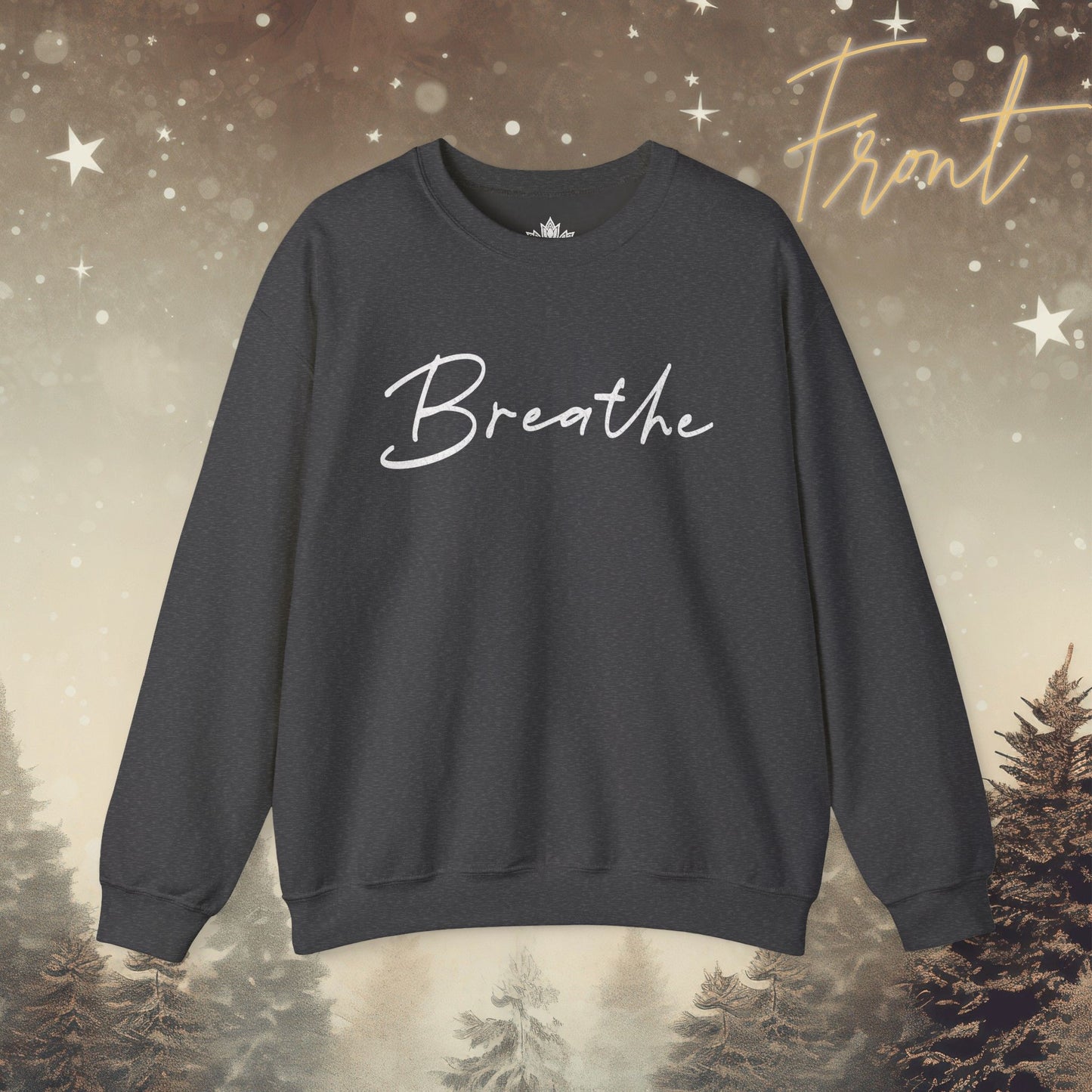 Cozy Breathe Sweater - Mandala Back Print
