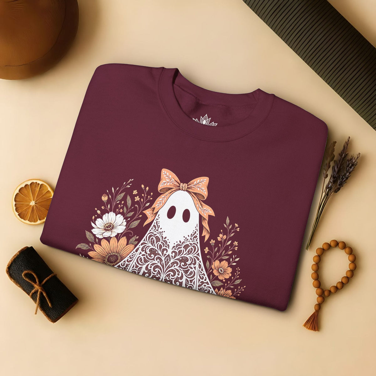 Printify Sweatshirt Namaste Boo Sweatshirt Namaste Boo Sweatshirt