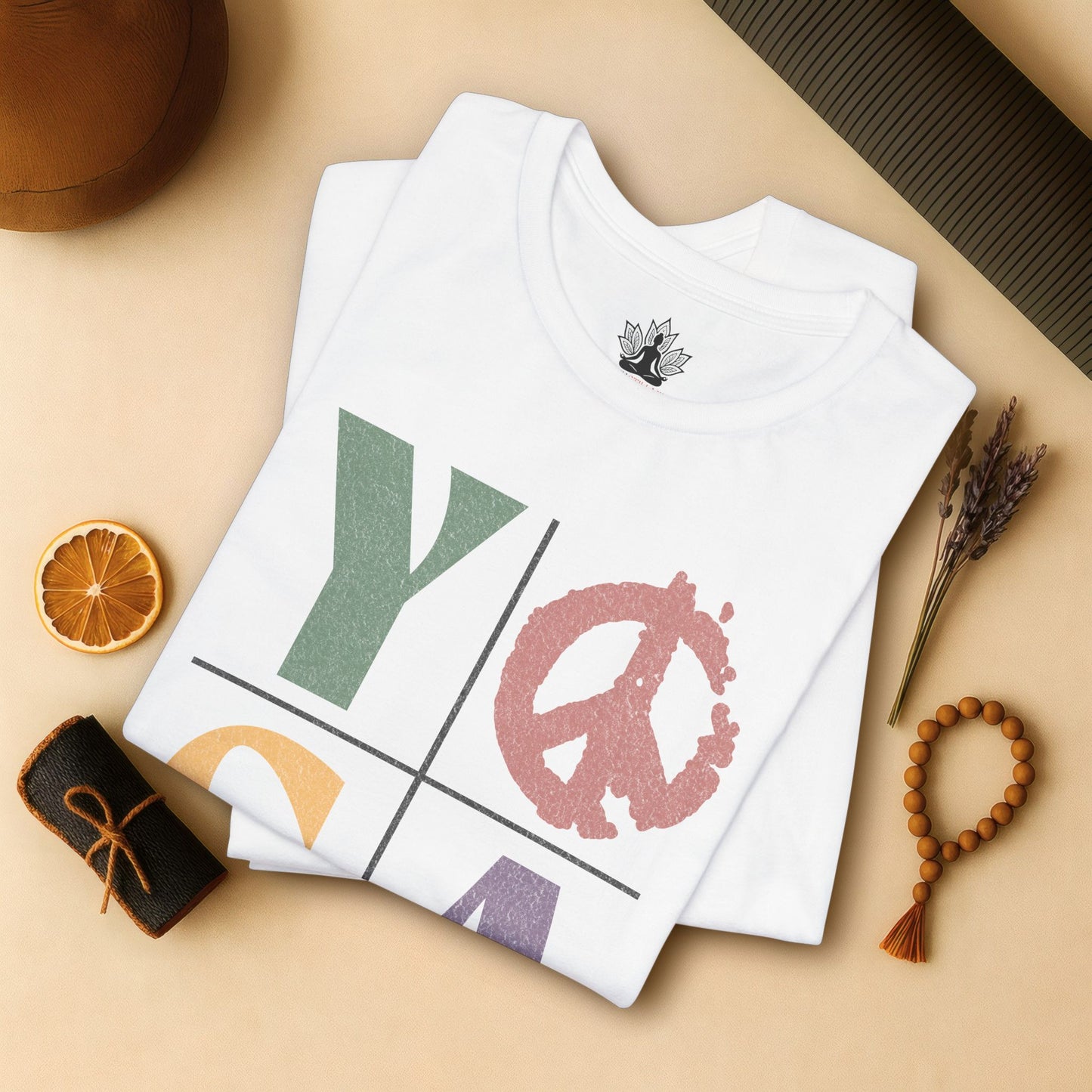 Bold Yoga – Modern Grid Tee