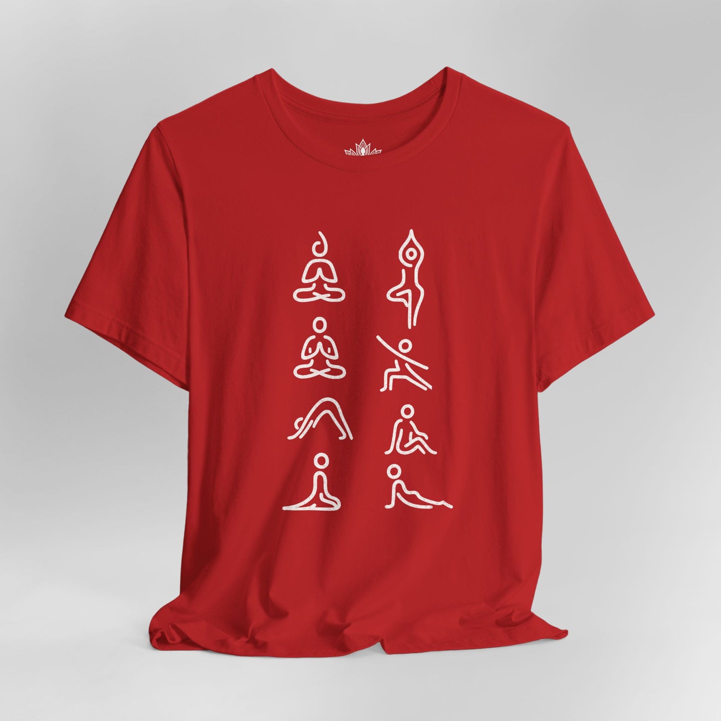 Minimalist Yoga Poses – Mindful Line Art Men Tee