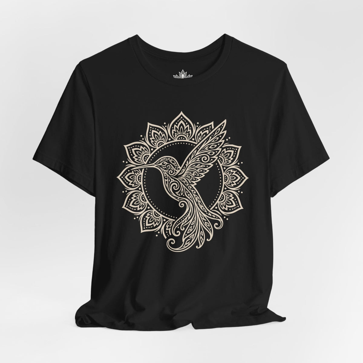 Printify T-Shirt Hummingbird & Mandala Tee Hummingbird & Mandala Tee