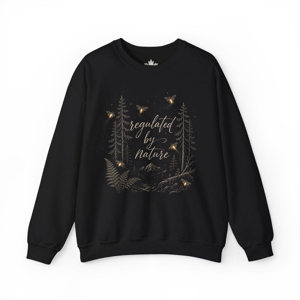 Printify Sweatshirt Regulated By Nature Fireflies Sweatshirt Regulated By Nature Fireflies Sweatshirt