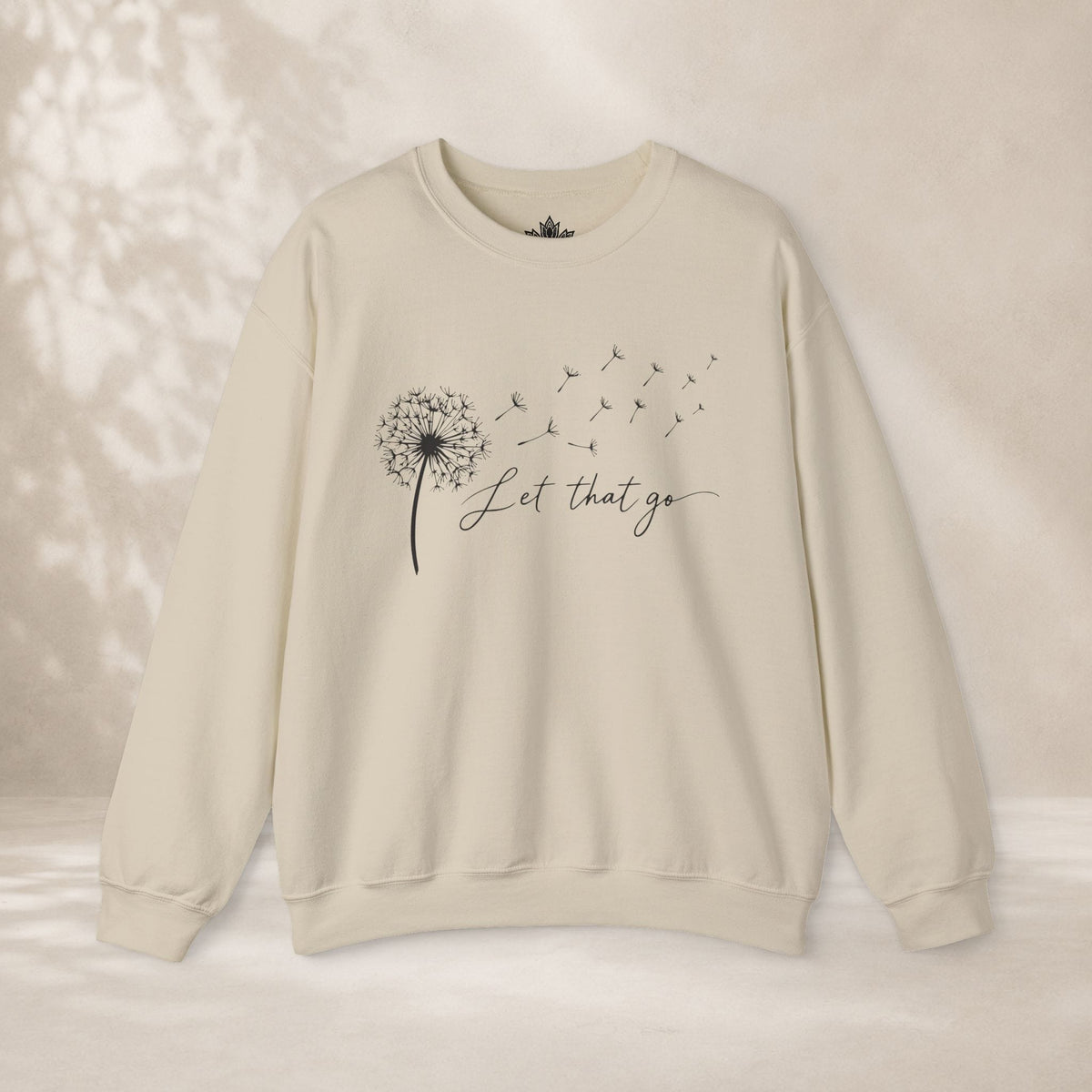 Printify Sweatshirt Let That Go Dandelion Sweatshirt Let That Go Dandelion Sweatshirt