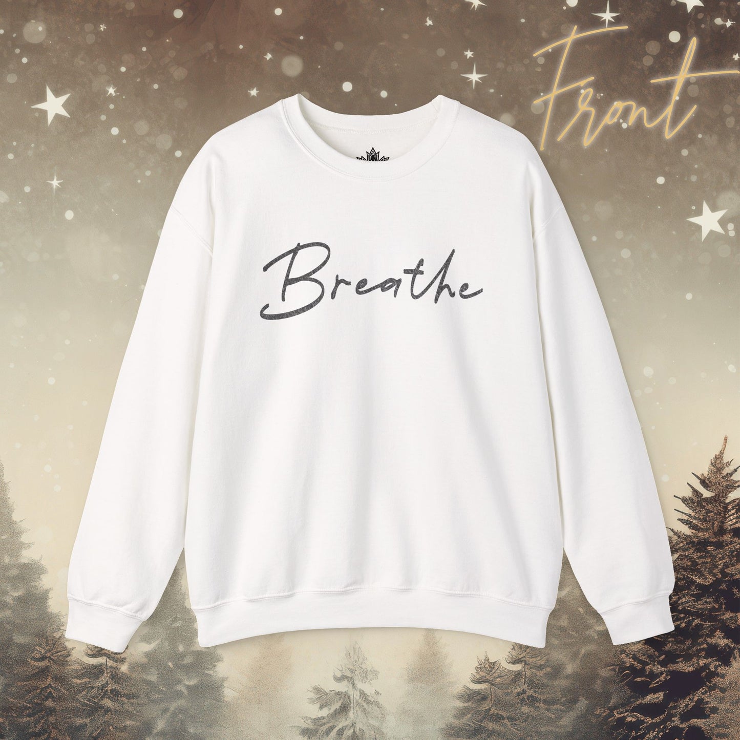 Cozy Breathe Sweater - Mandala Back Print