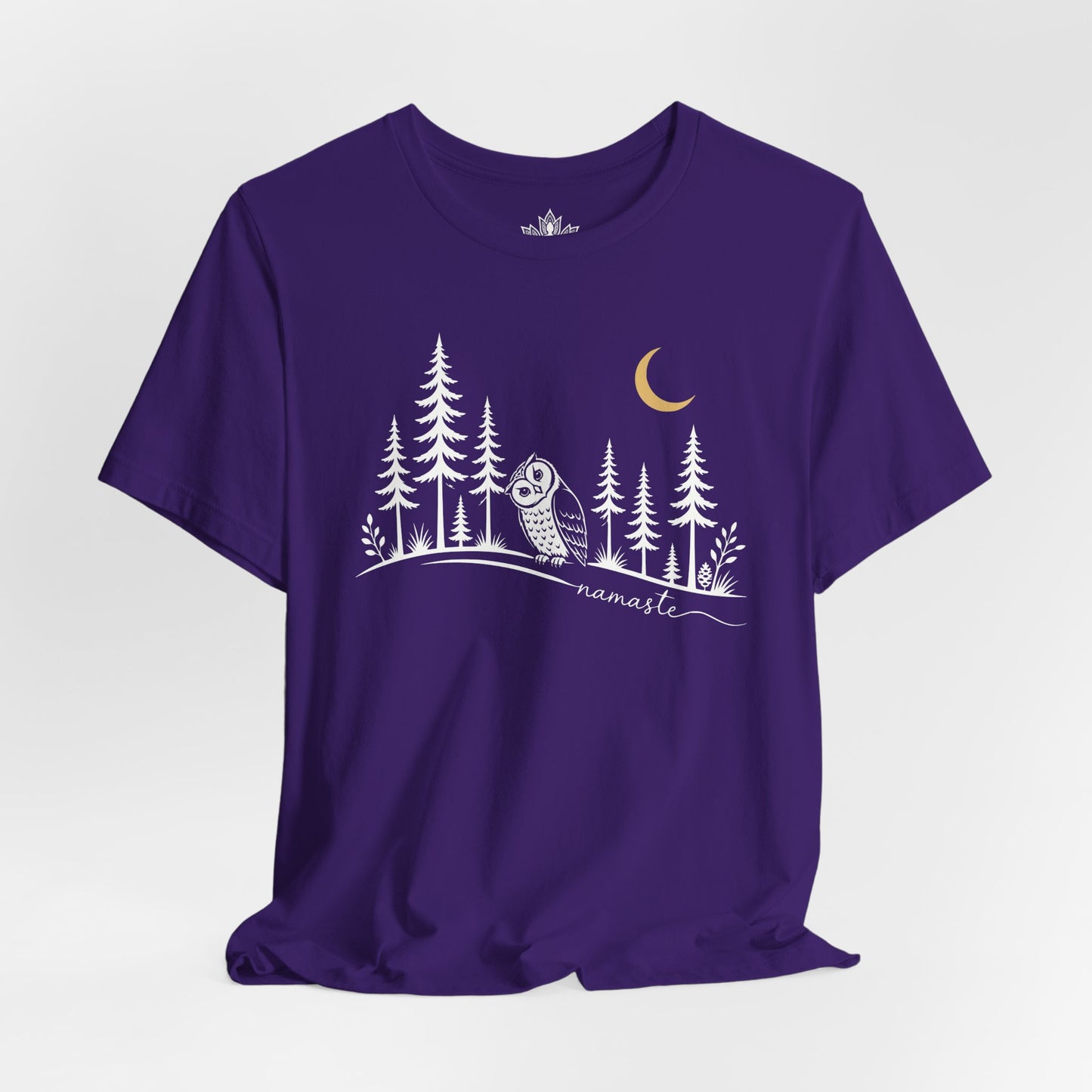 Namaste Forest Owl Tee