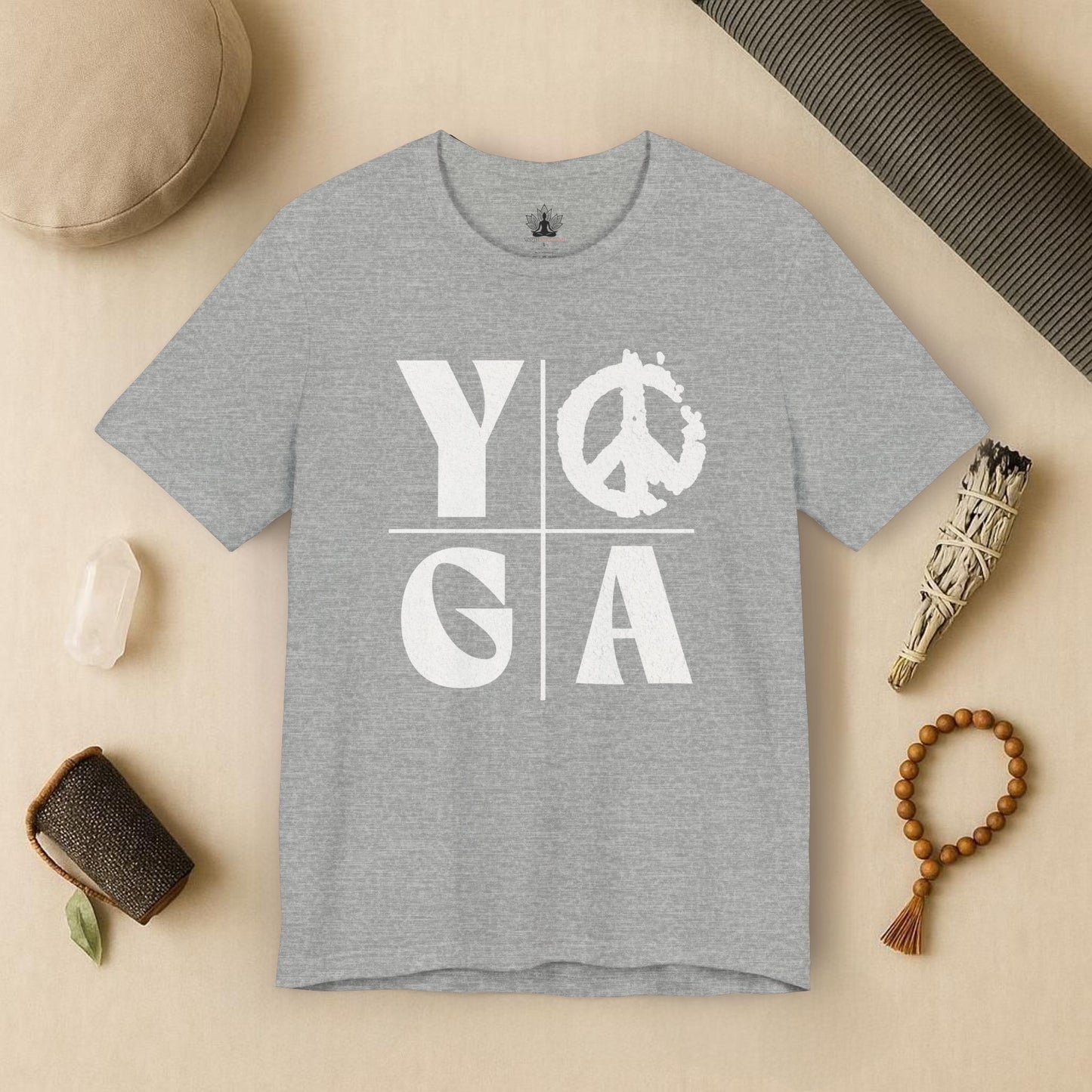 Bold Yoga – Modern Grid Tee