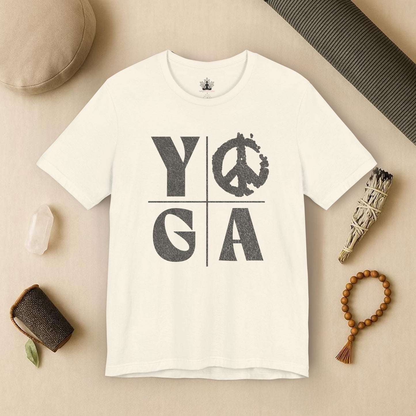 Bold Yoga – Modern Grid Tee