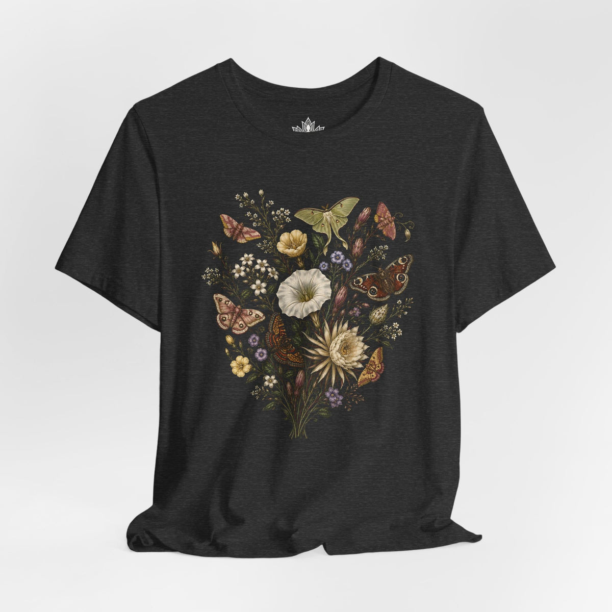 Printify T-Shirt Where The Night Blooms Tee Where The Night Blooms Tee