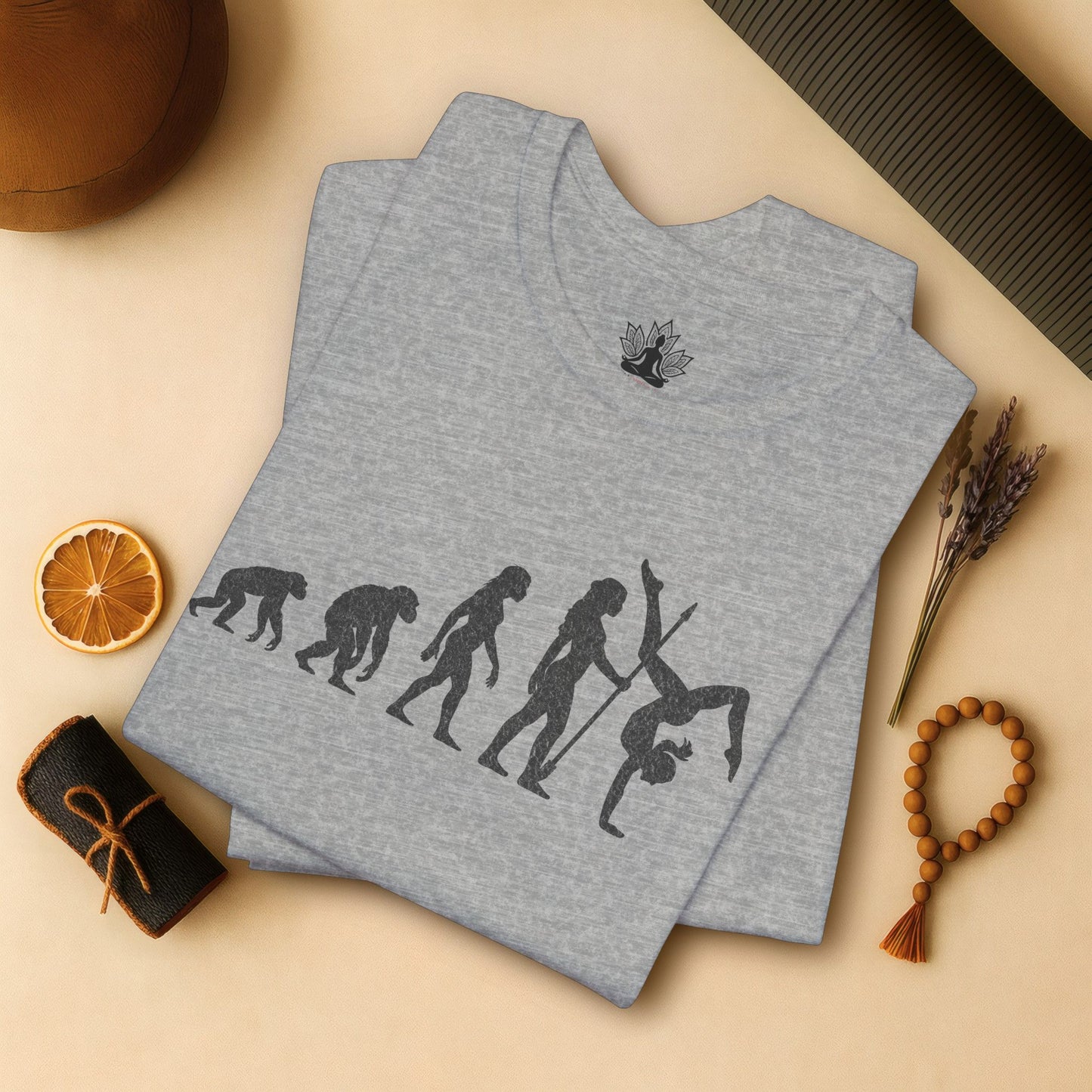 Yoga Evolution – From Primate to Asana Tee