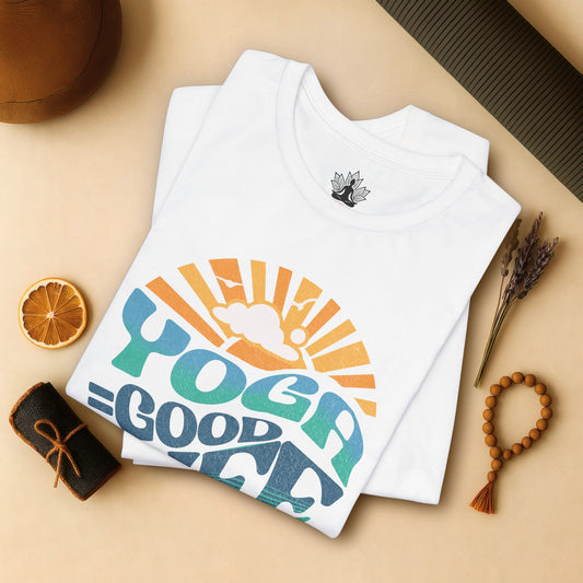 Yoga = Good Life - Happy Vintage Tee