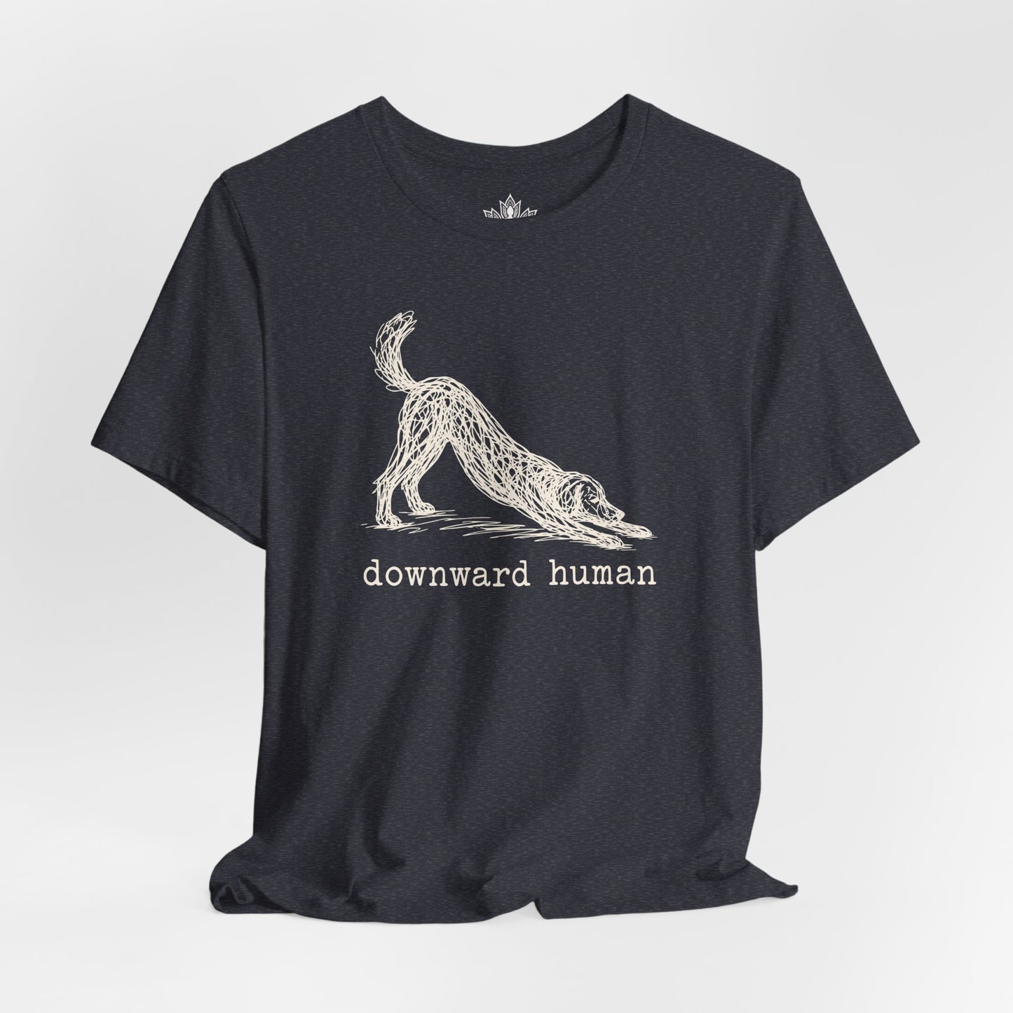 Line Art Downward Human Tee