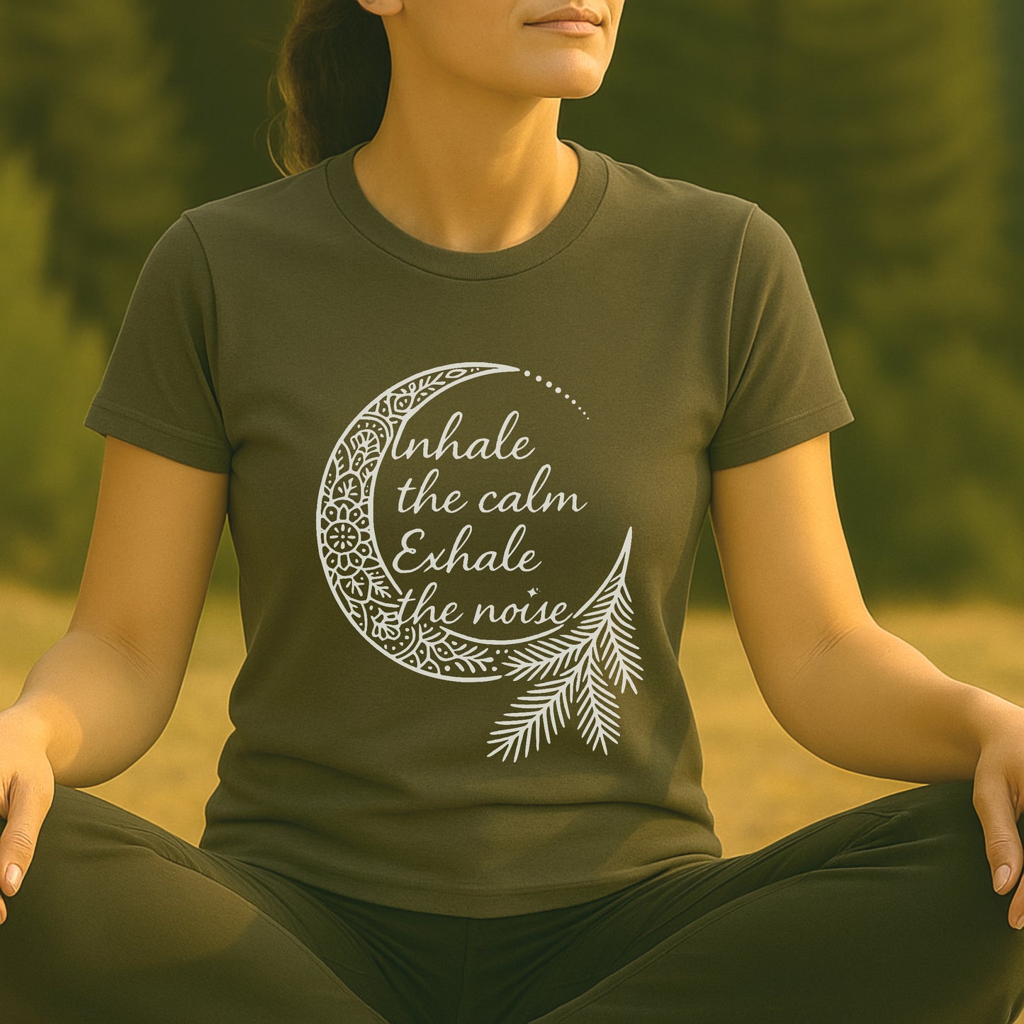 Inhale Calm – Exhale the Noise Tee