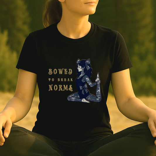 Bowed to Break Norms – Dark Coquette Tee