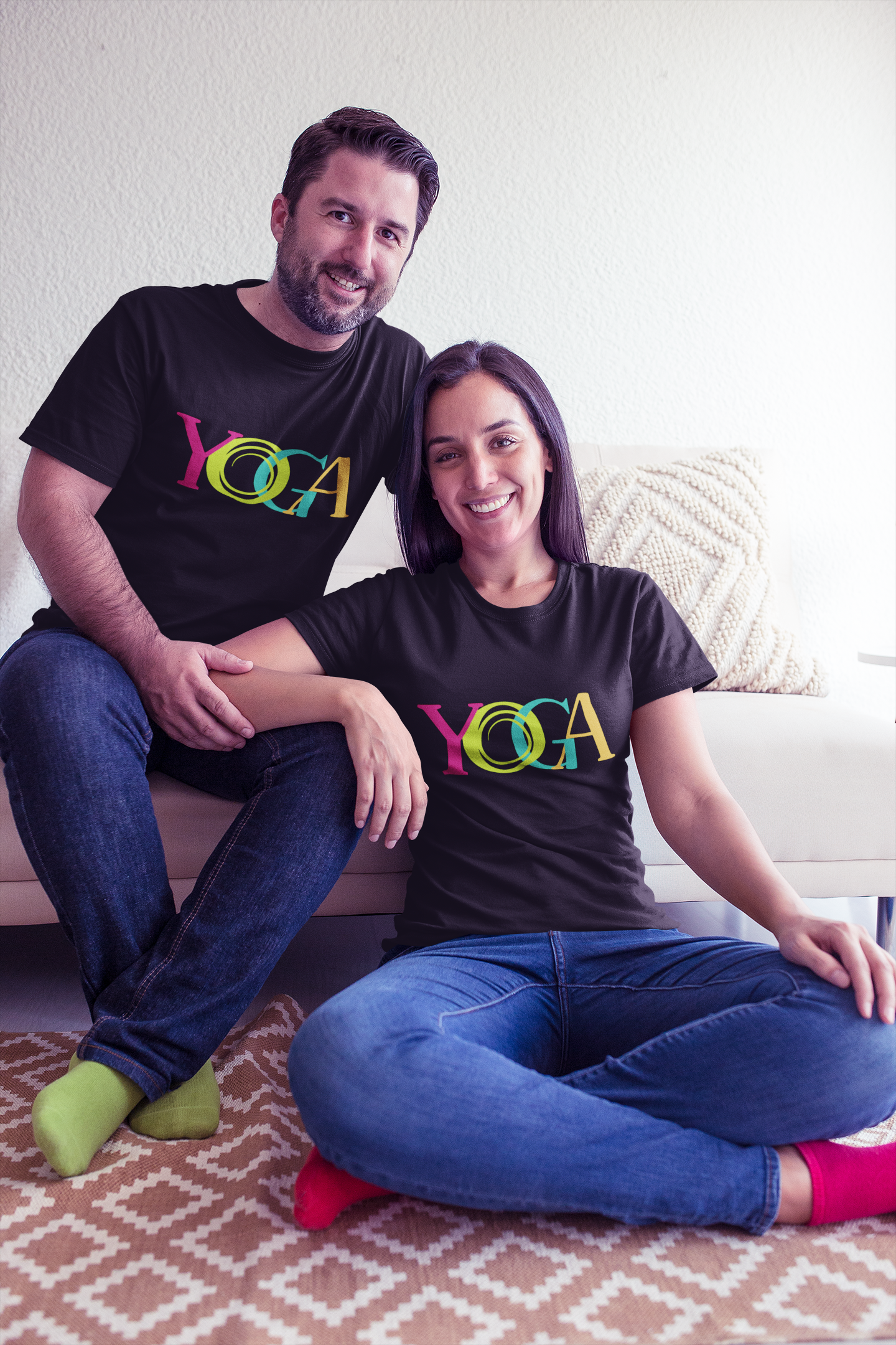 Colorful Yoga - Bold Graphic Tee