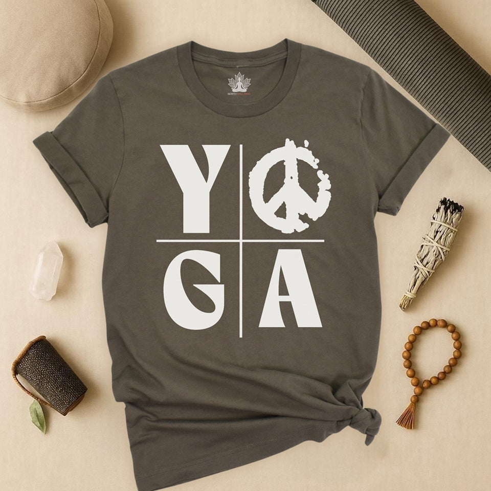 Bold Yoga – Modern Grid Tee