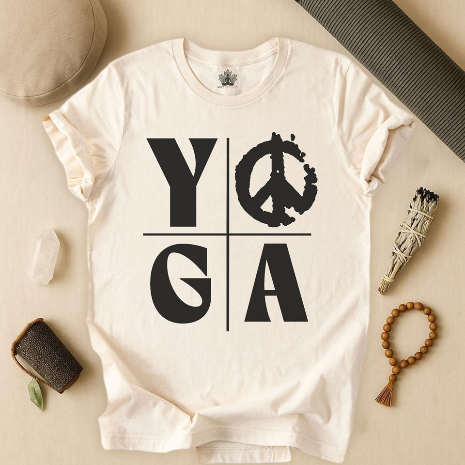 Bold Yoga – Modern Grid Tee