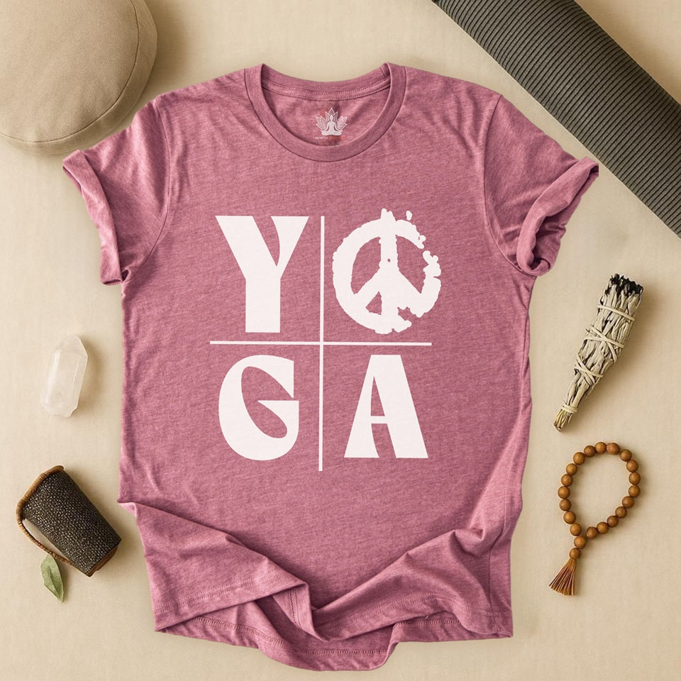 Bold Yoga – Modern Grid Tee