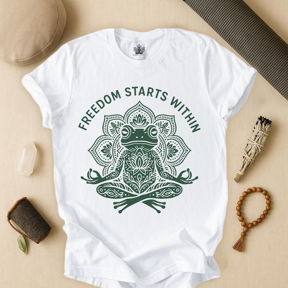 Freedom Frog – Mandala Mindfulness Tee