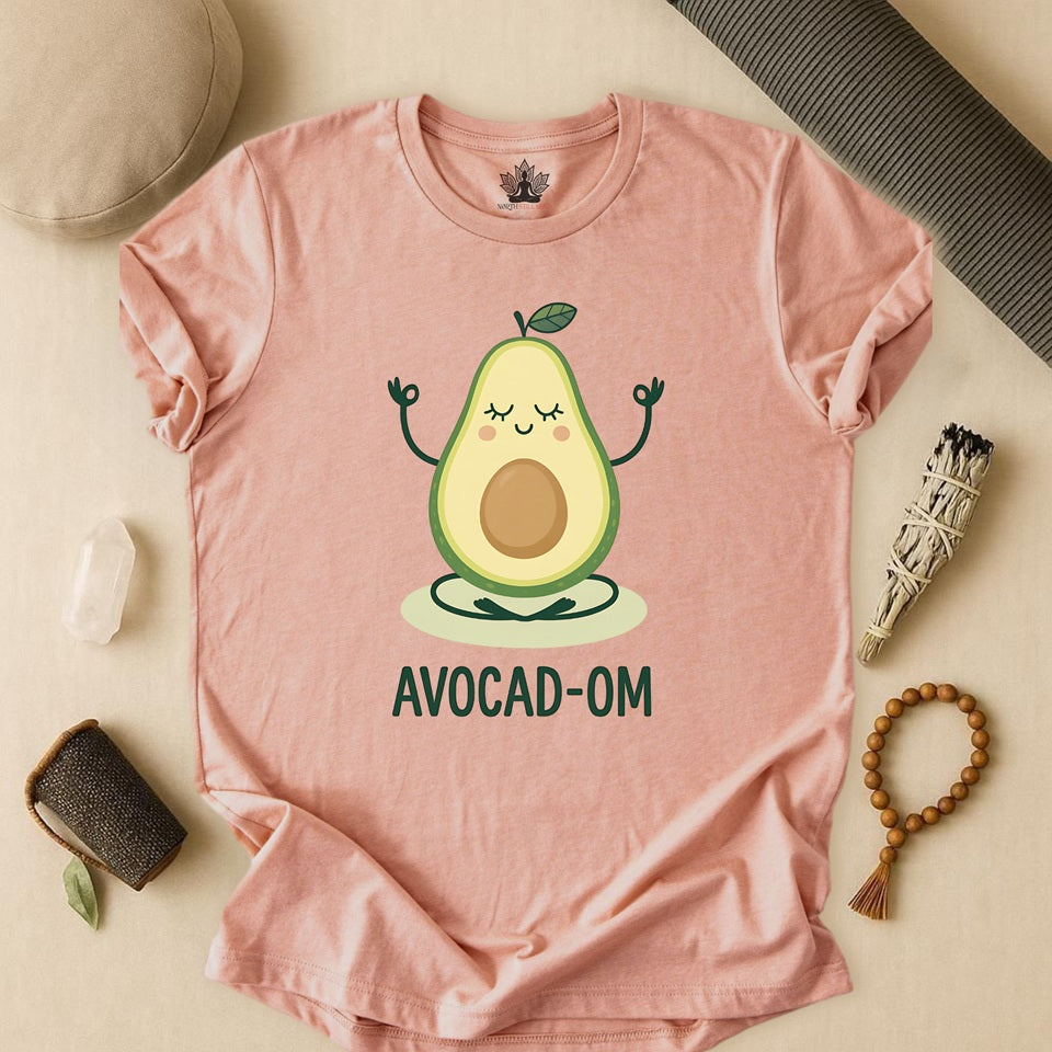 Avocado Om – Cute Yoga Pun Tee