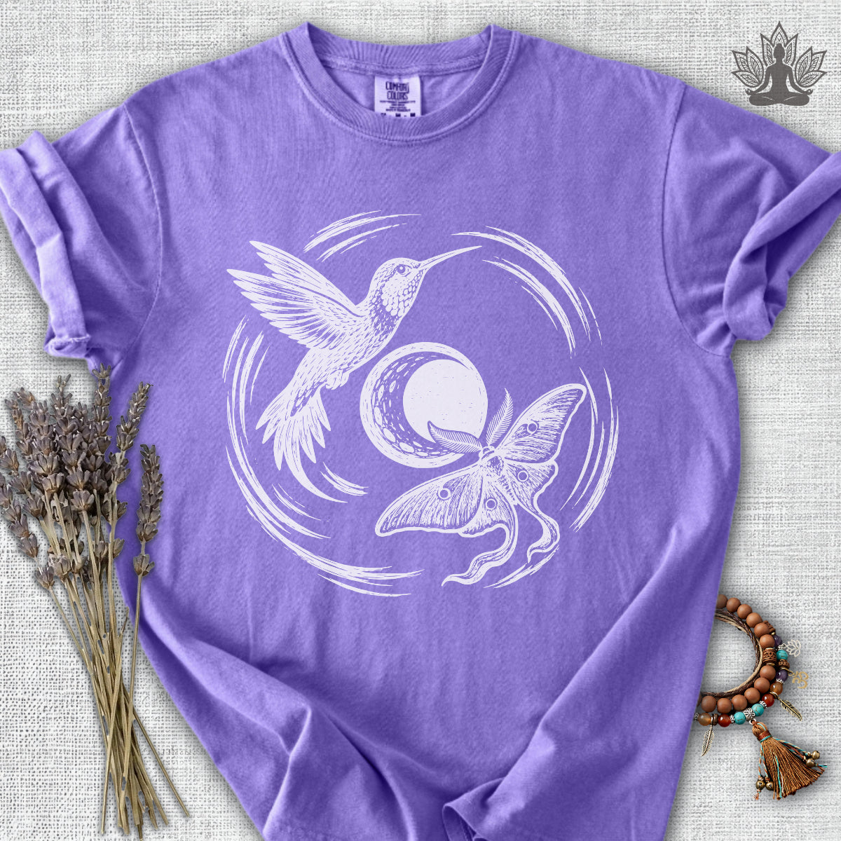 Hummingbird & Moth Harmony Comfort Colors® Tee
