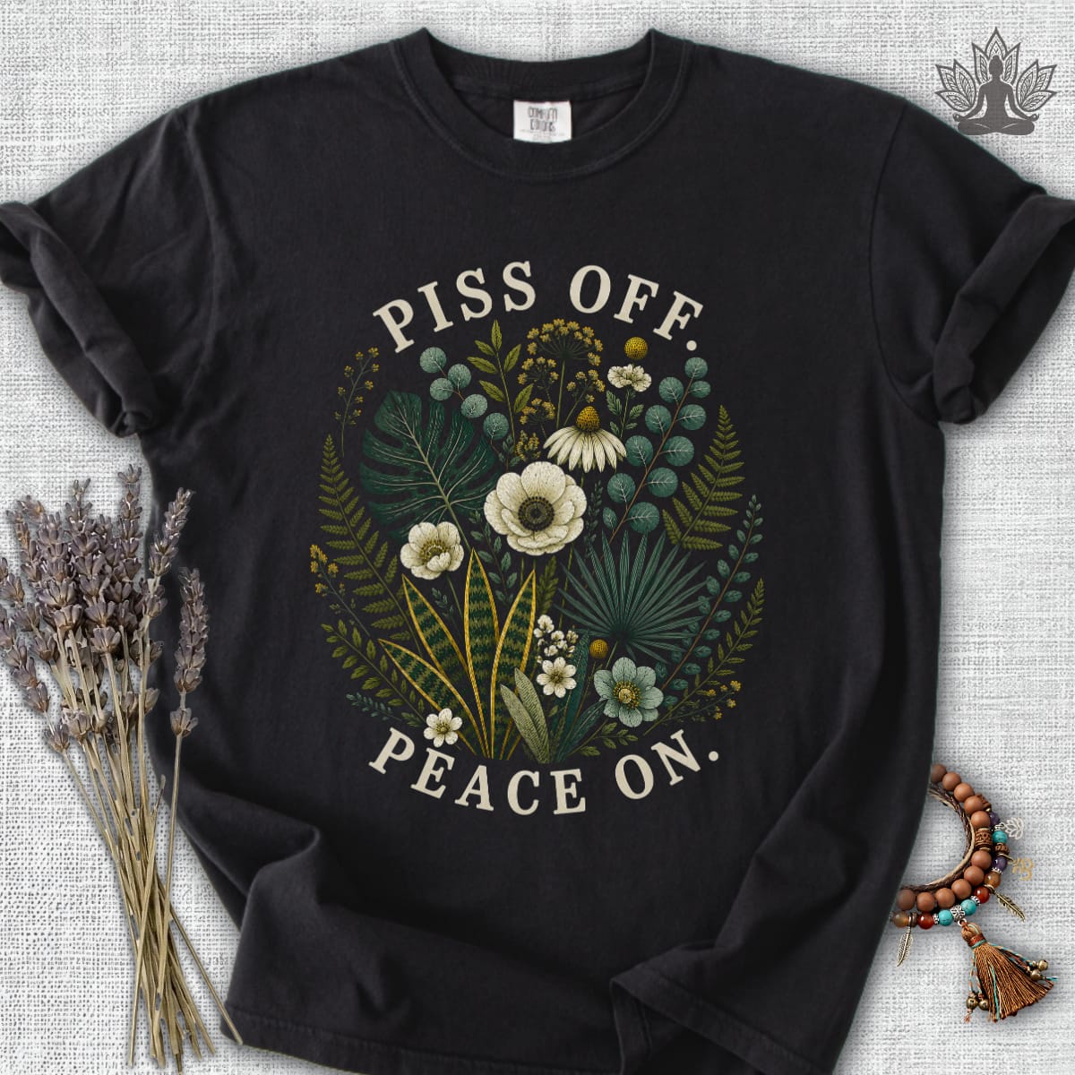 Printify T-Shirt Peace On Comfort Colors® Tee Peace On Comfort Colors® Tee