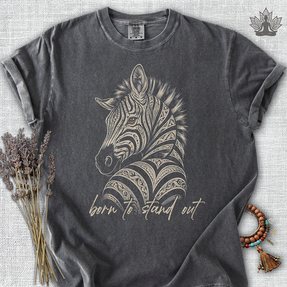 Born To Stand Out Zebra Comfort Colors® Tee