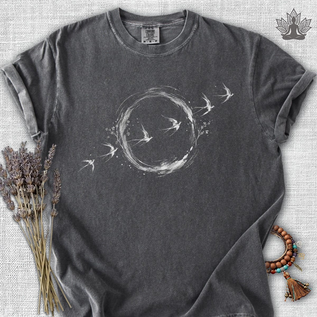 Enso Birds Series #1 Comfort Colors Tee