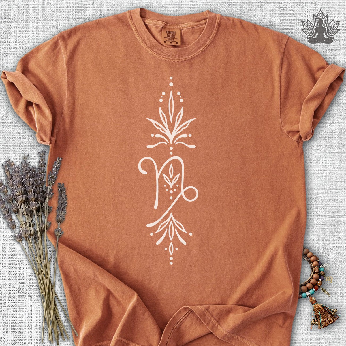 Boho Zodiac Signs Series Capricorn Comfort Colors® Tee