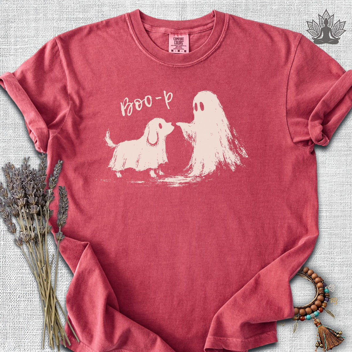 Boo-p Cute Ghost & Dog Comfort Colors® Tee