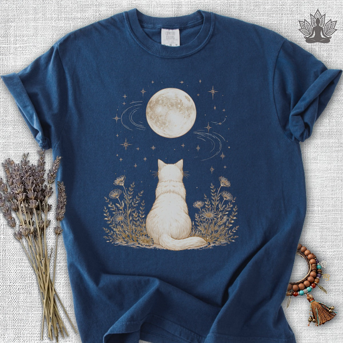 Moonlight Reverie Cat Comfort Colors® Tee