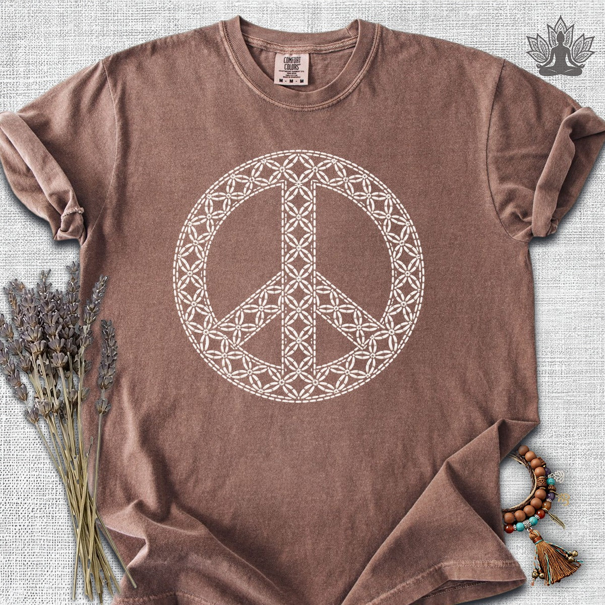 Japanese Geometric Peace Symbol Comfort Colors® Tee