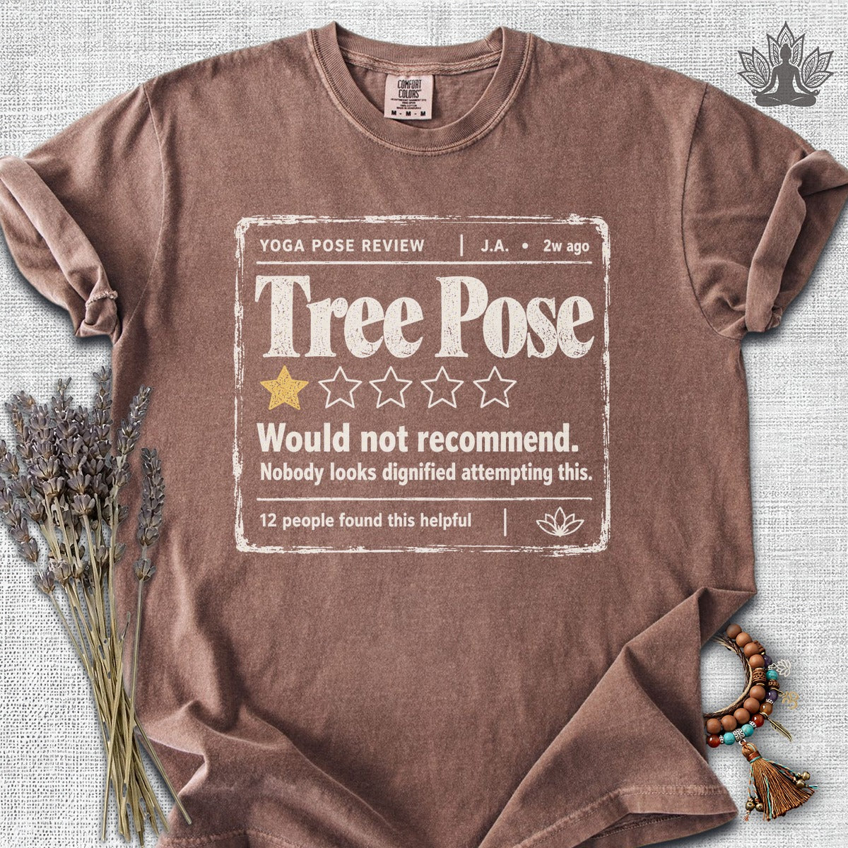 Tree Pose Review Comfort Colors® Tee