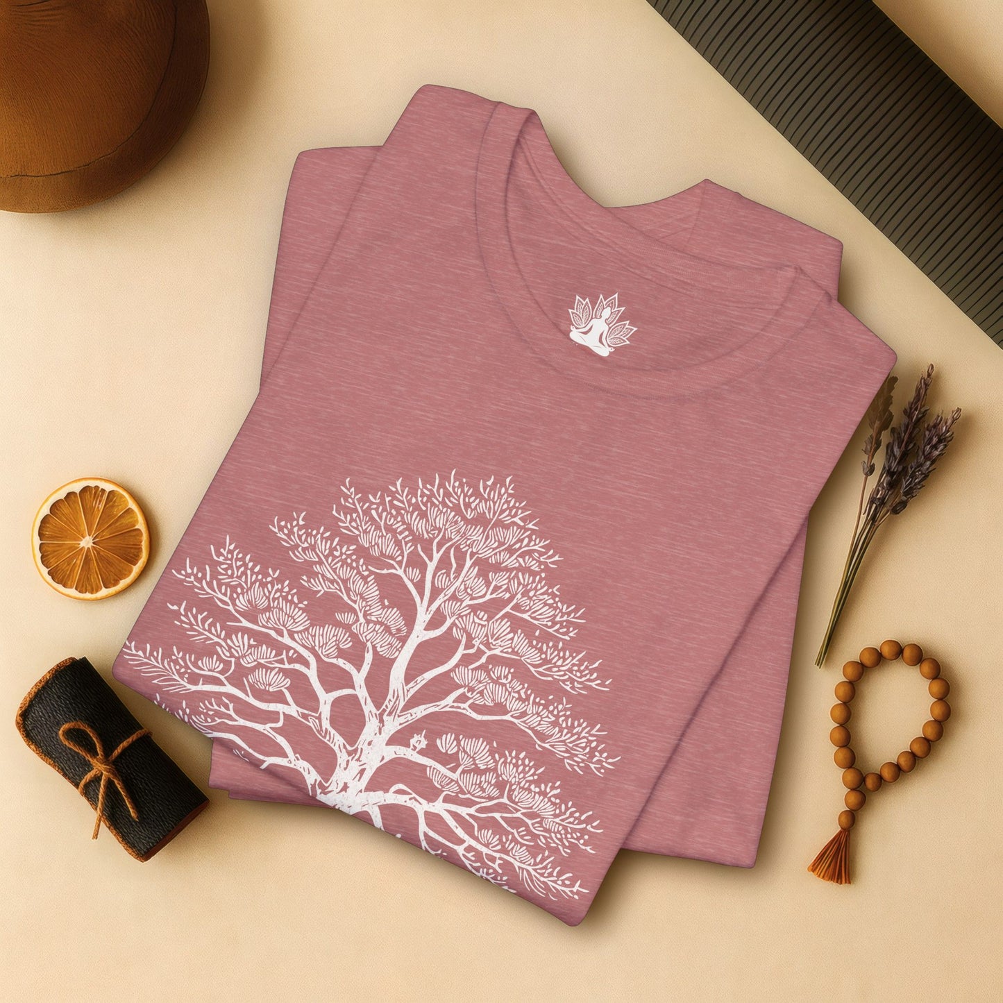 Sacred Tree of Life – Yoga Nature Minimalist Tee