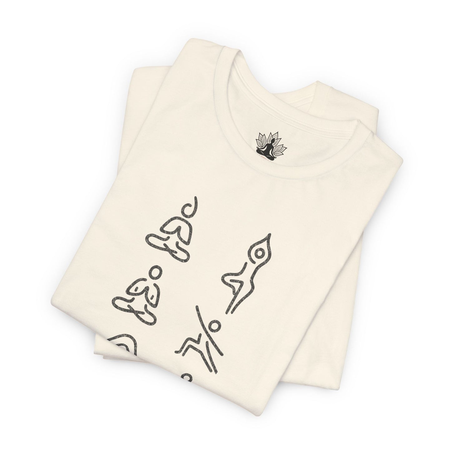 Minimalist Yoga Poses – Mindful Line Art Men Tee