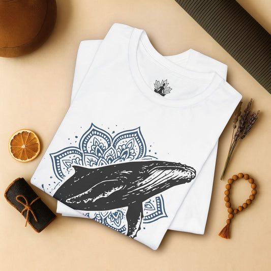 An Ocean Spirit – Humpback Whale Mandala Tee