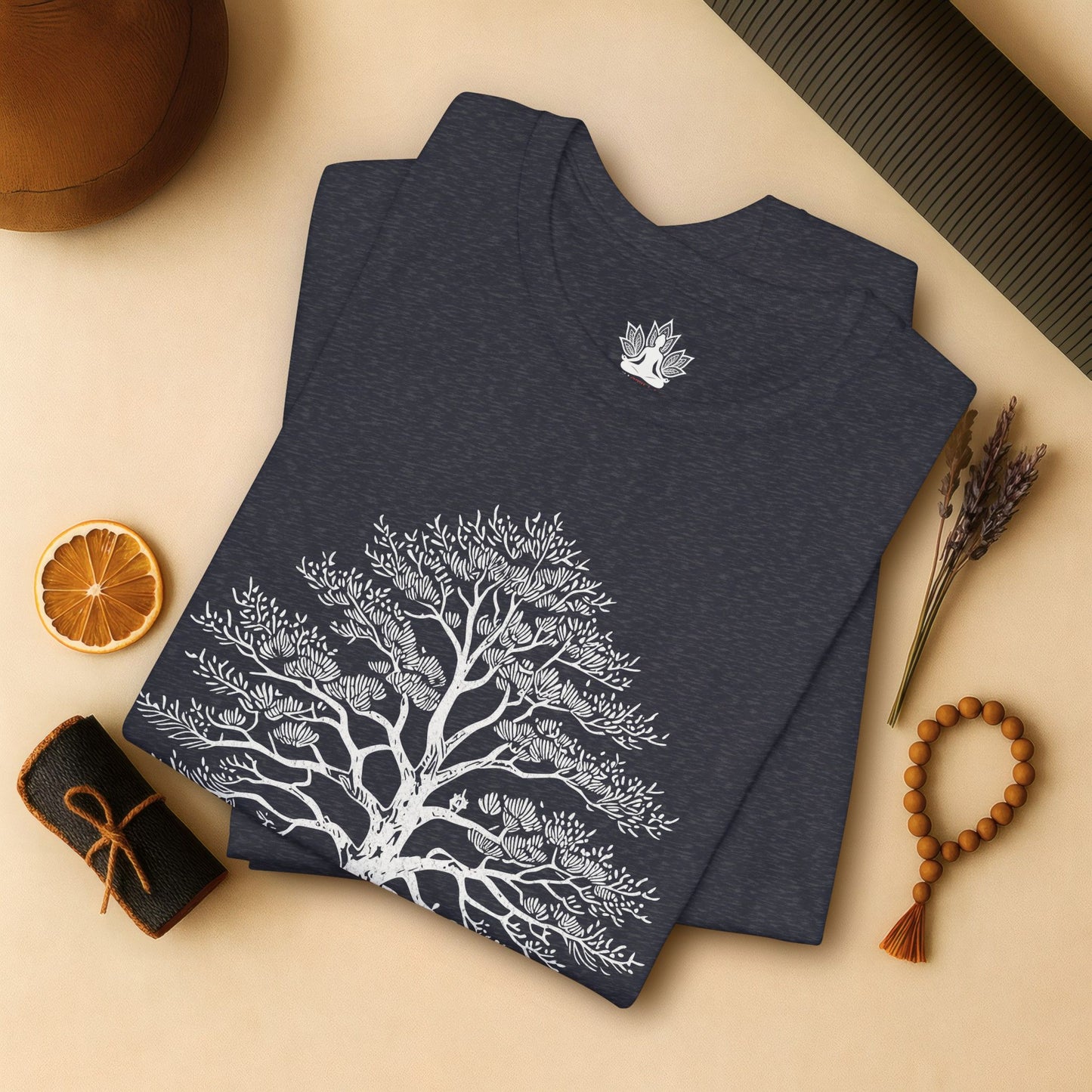 Sacred Tree of Life – Yoga Nature Minimalist Tee