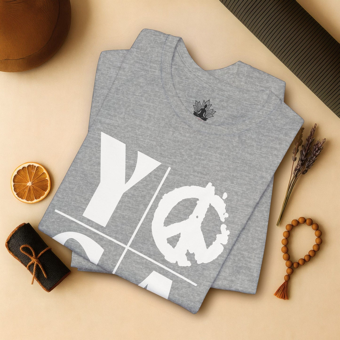 Bold Yoga – Modern Grid Tee